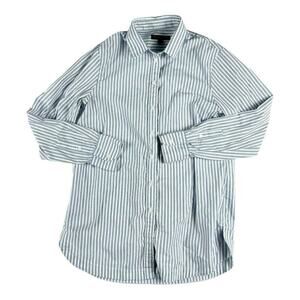Banana Republic Blue White Stripe Button Up Dress Shirt  Small S